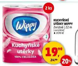Penny Market KUCHYŇSKÉ UTĚRKY WIPPY, 2vrstvé, 22 m nabídka