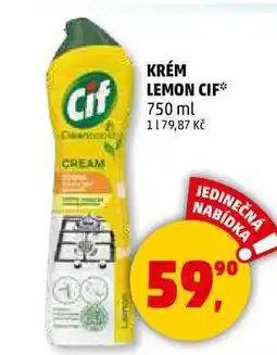 Penny Market KRÉM LEMON CIF, 750 ml nabídka