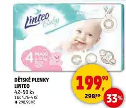 Penny Market DĚTSKÉ PLENKY LINTEO, 42-50 ks nabídka