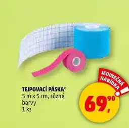 Penny Market TEJPOVACÍ PÁSKA 5 m x 5 cm, různé barvy, 1 ks nabídka