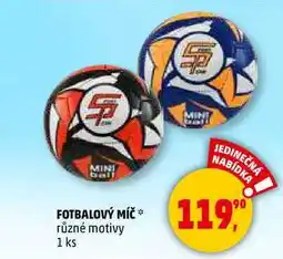 FOTBALOVÝ MÍČ různé motivy, 1 ks
