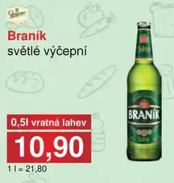 PLUS JIP Braník světlé výčepní nabídka
