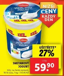 Lidl Milbona Greek Style Yogurt nabídka