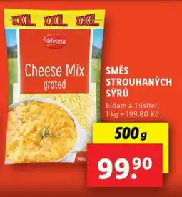 Lidl Milbona Cheese Mix grated nabídka