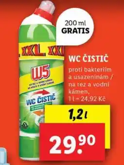 Lidl W5 WC ČISTIČ nabídka