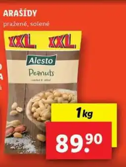 Lidl Arašidy Alesto nabídka