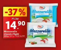Lidl MOZZARELLA CLASSIC LIGHT nabídka