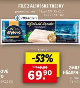 Lidl MYLORD ALJAŠSKÁ TRESKA nabídka