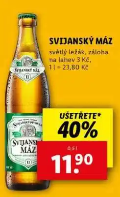 Lidl Svijanský Máz nabídka