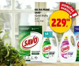 Penny Market GEL NA PRANÍ SAVO různé druhy, 2,4 l nabídka
