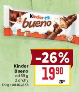 Billa Kinder Bueno nabídka