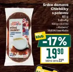 Billa Srdce domova Chlebíčky s polevou nabídka