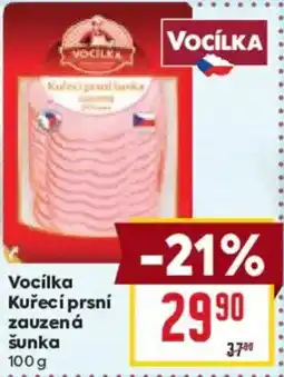 Billa Vocilka Kuřecí prsní zauzená šunka nabídka