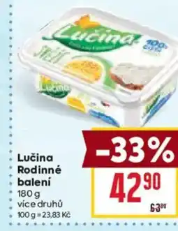 Billa Lučina Rodinné balení nabídka