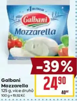 Billa Galbani Mozzarella nabídka
