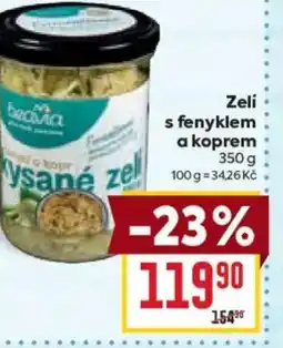 Zelí s fenyklem a koprem