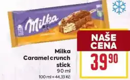 Billa Milka Caramel crunch stick nabídka