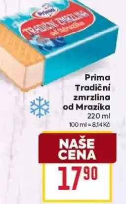 Billa Prima Tradiční zmrzlina od Mrazíka nabídka