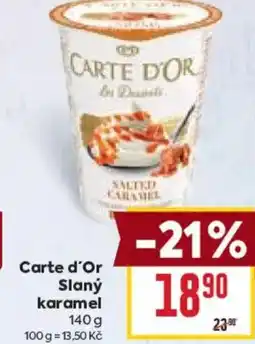 Billa Carte d'Or Slaný karamel nabídka