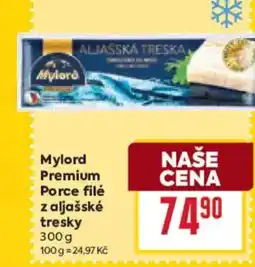Billa Mylord Premium Porce filé z aljašské tresky nabídka