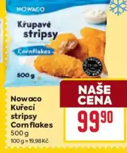 Billa Nowaco Kuřecí stripsy Cornflakes nabídka