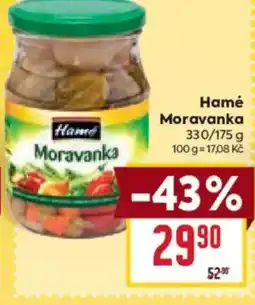 Billa Hamé Moravanka nabídka