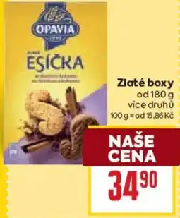 Billa OPAVIA Zlaté boxy nabídka