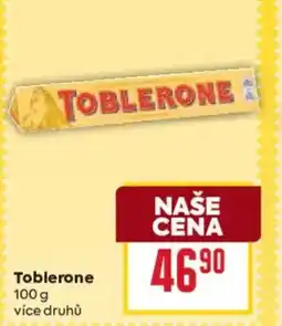 Billa Toblerone nabídka