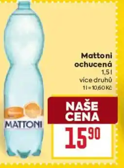 Billa Mattoni ochucená nabídka