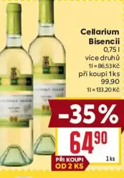 Billa Cellarium Bisencii nabídka