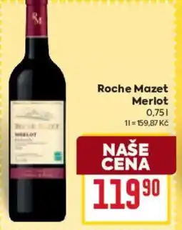 Billa Roche Mazet Merlot nabídka