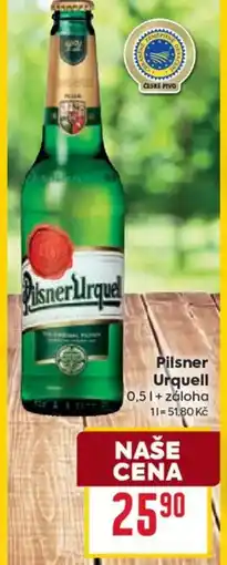 Billa Pilsner Urquell nabídka