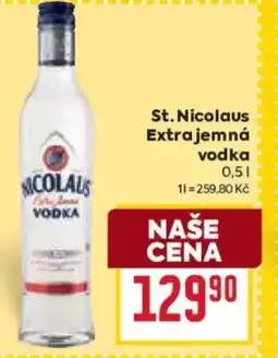Billa St. Nicolaus Extrajemná vodka nabídka