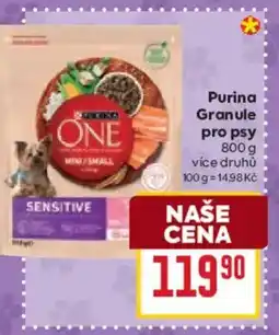 Billa Purina Granule pro psy nabídka