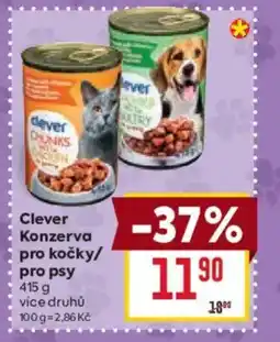 Billa Clever Konzerva pro kočky/ pro psy nabídka