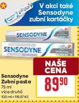 Billa Sensodyne Zubní pasta nabídka