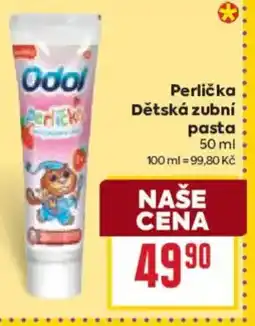 Billa Perlička Dětská zubní pasta nabídka