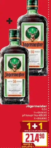 Billa Jägermeister nabídka