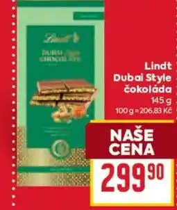 Billa Lindt Dubai Style čokoláda nabídka