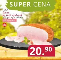 Potraviny CZ Le&Co Šunka od kosti, výběrová nabídka