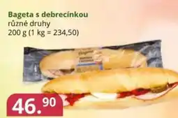 Potraviny CZ Bageta s debrecínkou nabídka