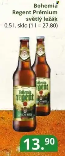 Potraviny CZ Bohemia Regent Prémium světlý ležák nabídka
