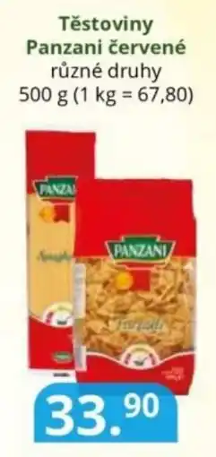 Potraviny CZ Těstoviny Panzani červené nabídka
