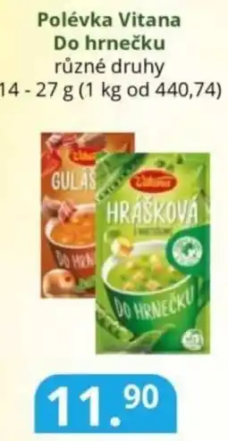 Potraviny CZ Polévka Vitana Do hrnečku nabídka