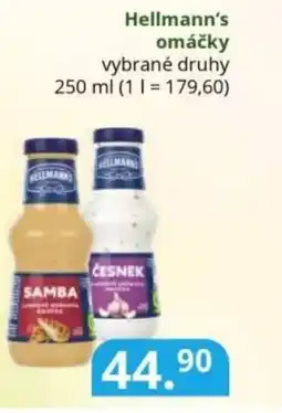 Potraviny CZ Hellmann's omáčky nabídka