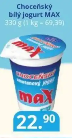 Potraviny CZ Choceňský bílý jogurt MAX nabídka