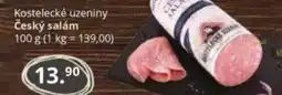 Potraviny CZ Kostelecké uzeniny Český salám nabídka