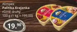 Potraviny CZ Alimpex Paštika Krajanka nabídka