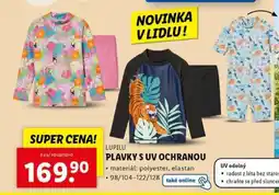 Lidl LUPILU PLAVKY S UV OCHRANOU nabídka
