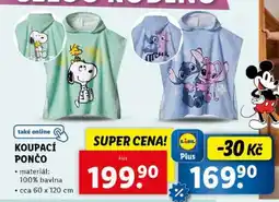 Lidl KOUPACÍ PONČO nabídka